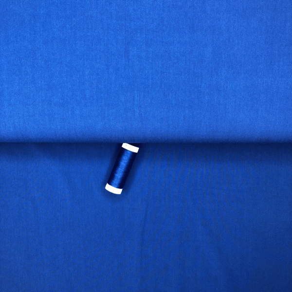 Viskose Stretch Popeline - blau